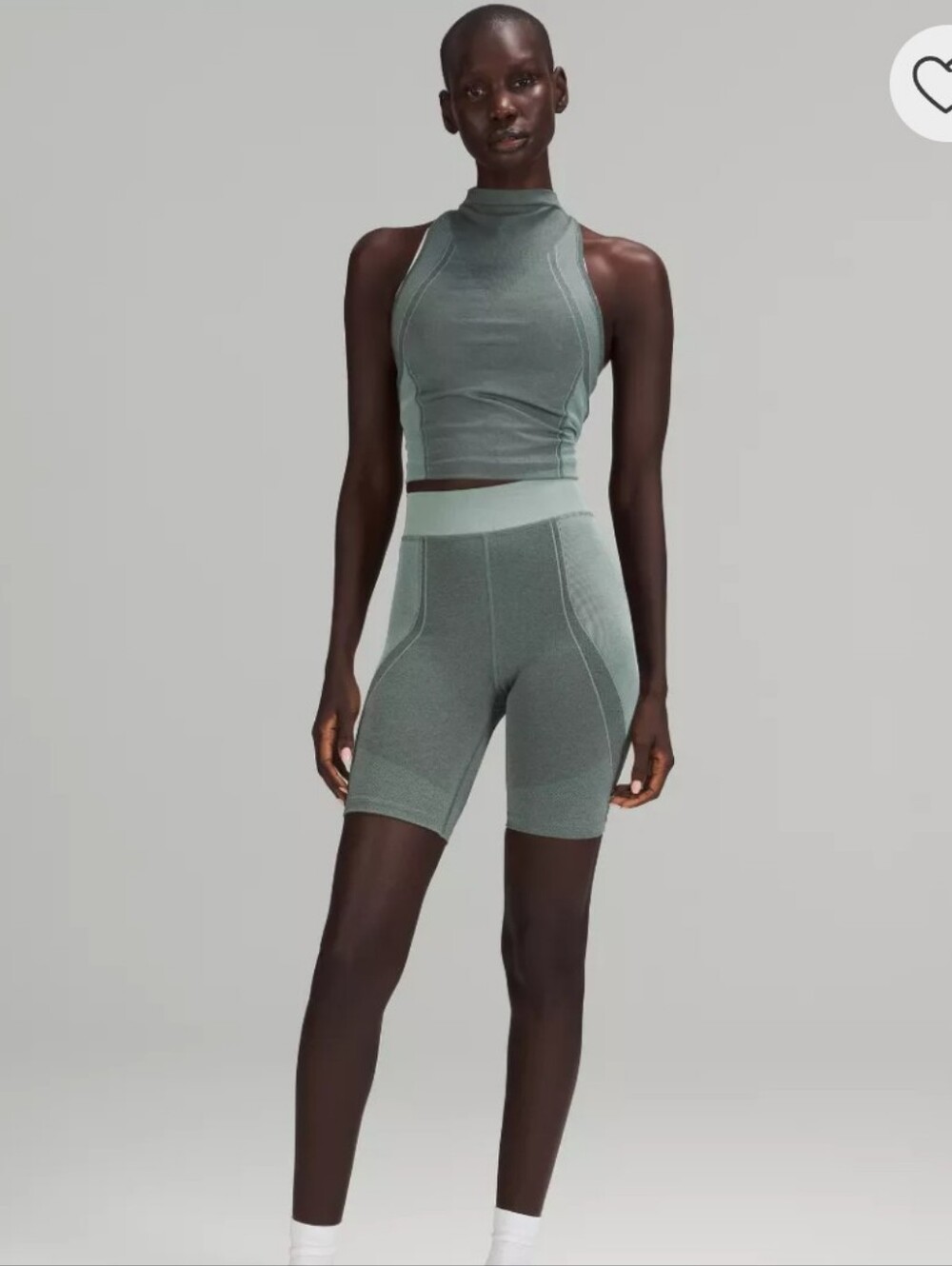 Lululemon Lab Seamless Cropped Training Tank Top